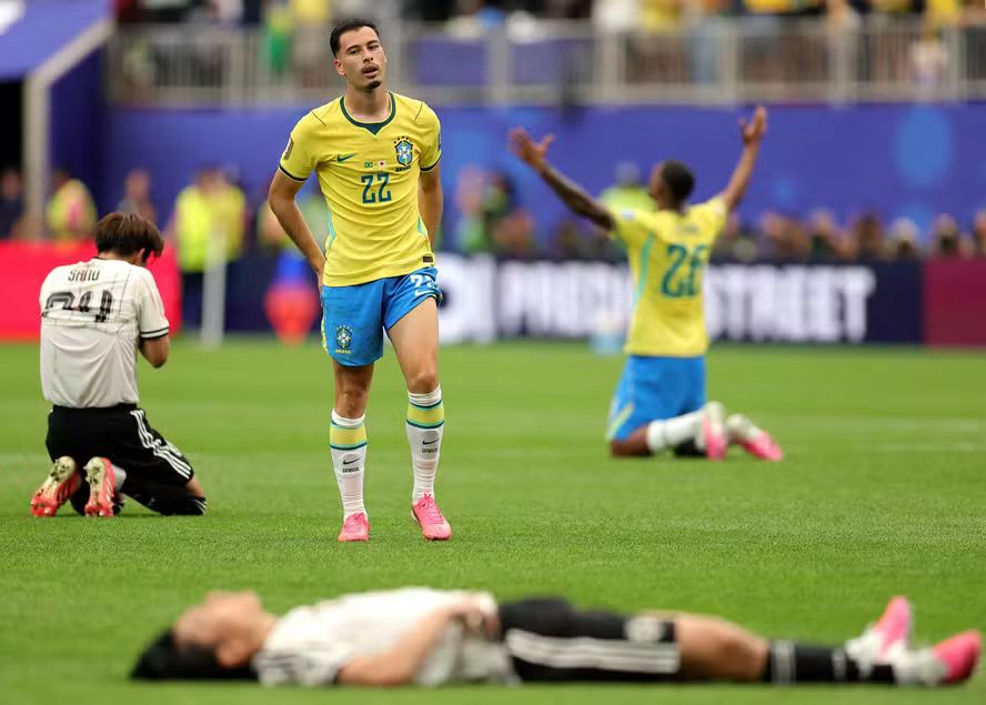 Brasil reage no segundo tempo, vence o Japão por 2 a 1 e segue vivo na Copa do Mundo